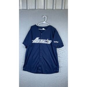 Houston Astros Baseball Jersey Mens XL Navy Blue Excellent Altuve 27 Academy